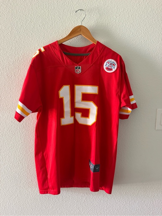 Nike Other - NFL Chiefs Red #15 Men's Football Jersey with White and Gold Accents Nike Mahome